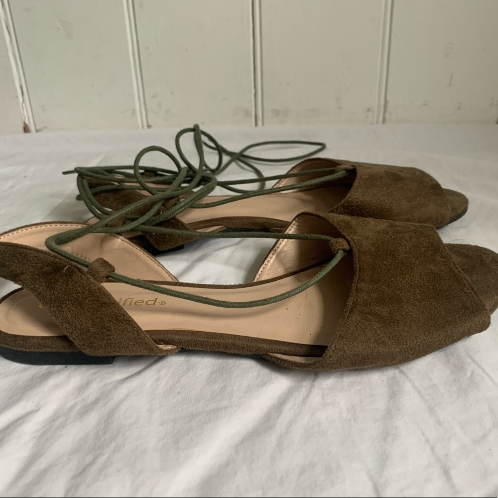 Suede Sandals SZ 8.5